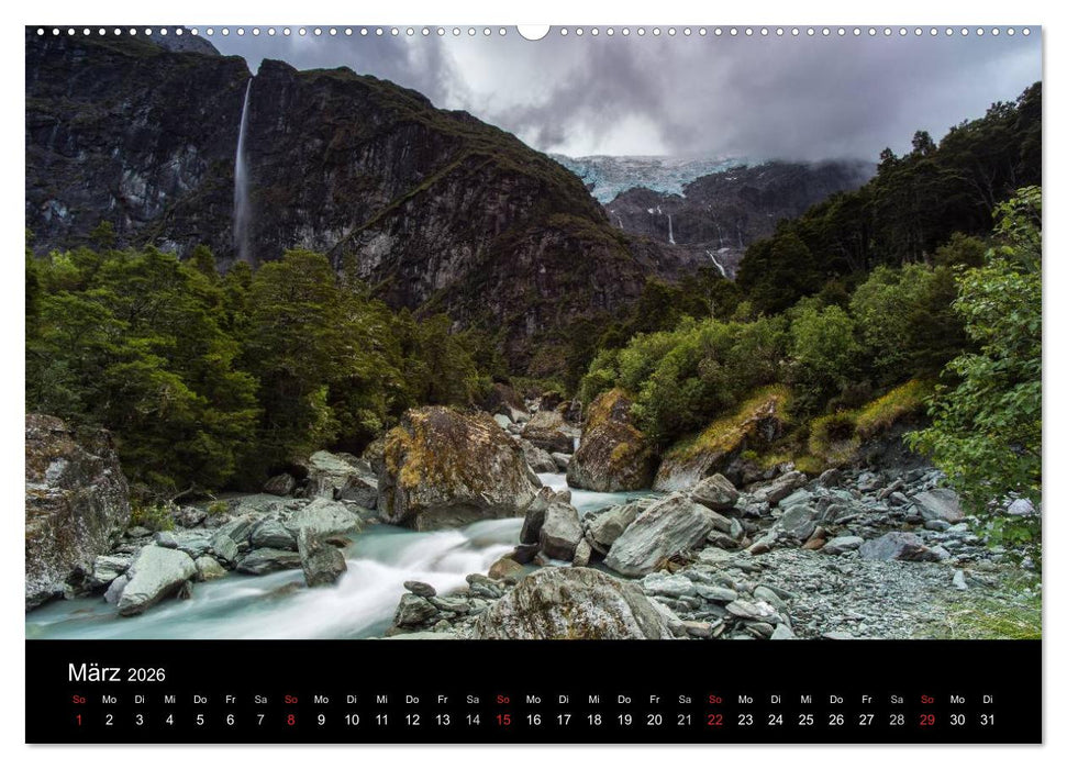 Neuseeland - Paradies am anderen Ende der Welt (CALVENDO Wandkalender 2026)