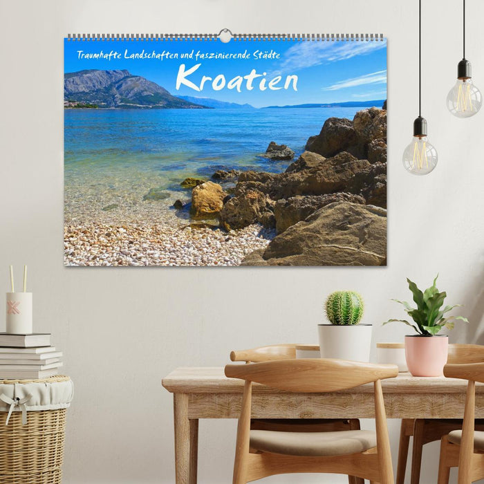 Kroatien - Traumhafte Landschaften und faszinierende Städte (CALVENDO Wandkalender 2026)