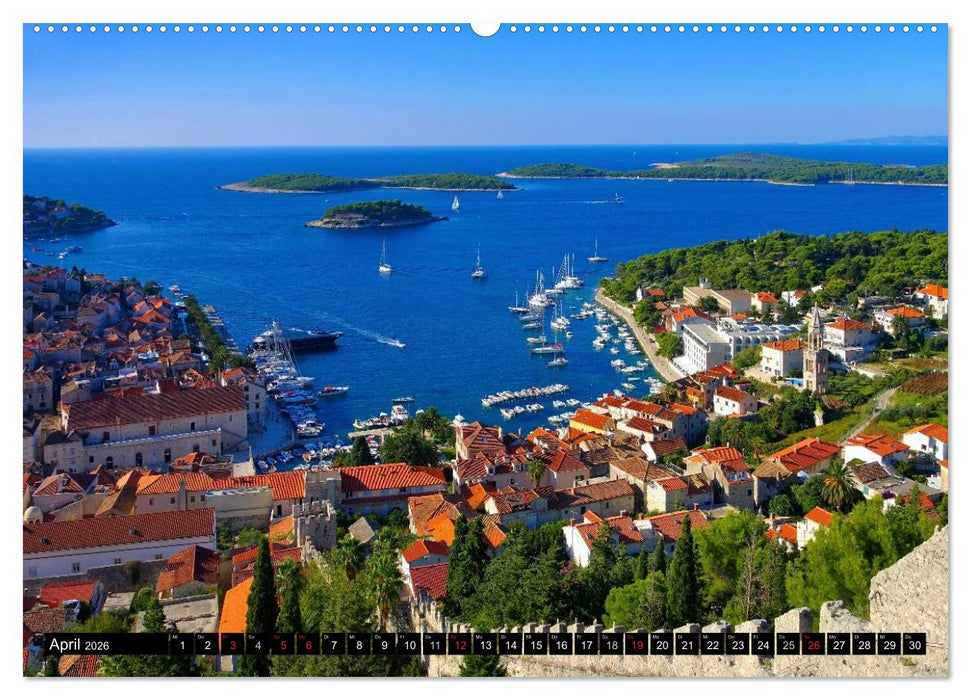 Kroatien - Traumhafte Landschaften und faszinierende Städte (CALVENDO Wandkalender 2026)