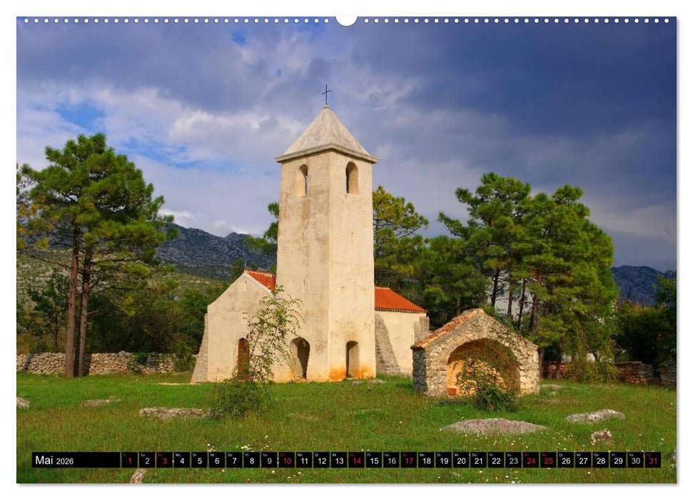 Kroatien - Traumhafte Landschaften und faszinierende Städte (CALVENDO Wandkalender 2026)