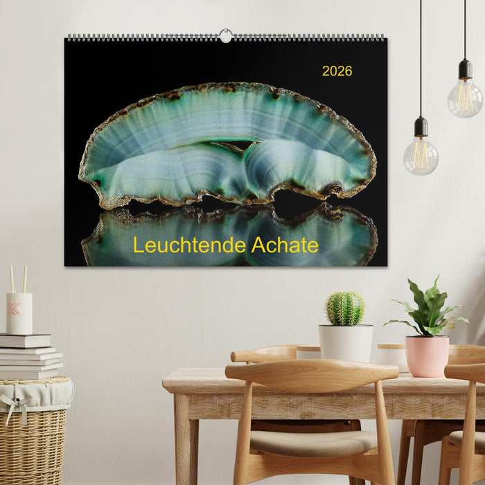 Leuchtende Achate (CALVENDO Wandkalender 2026)
