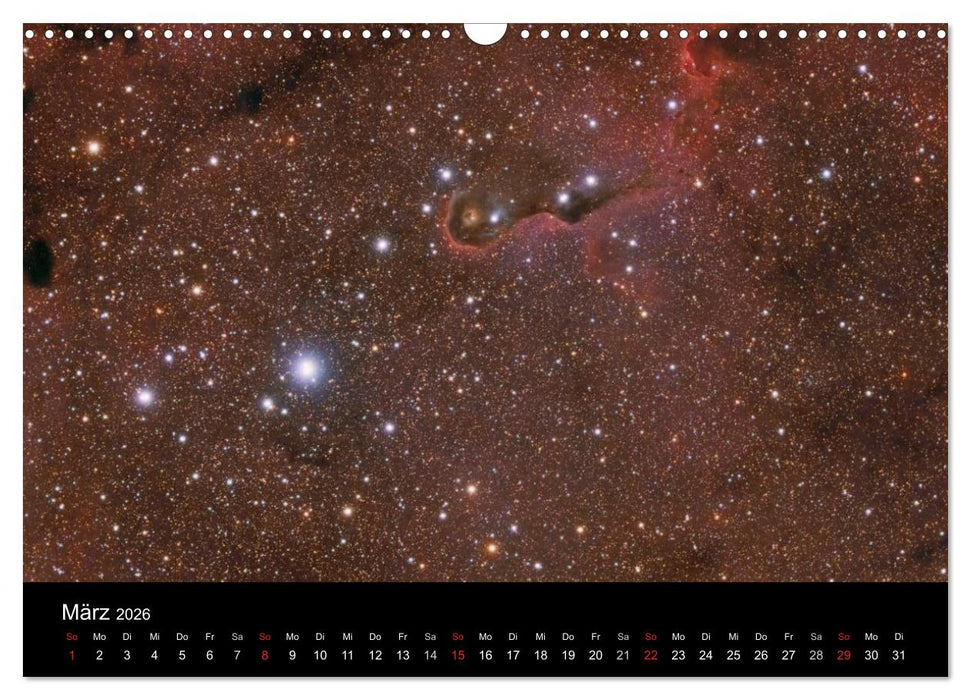 Universum - Eine Reise zu den Sternen (CALVENDO Wandkalender 2026)