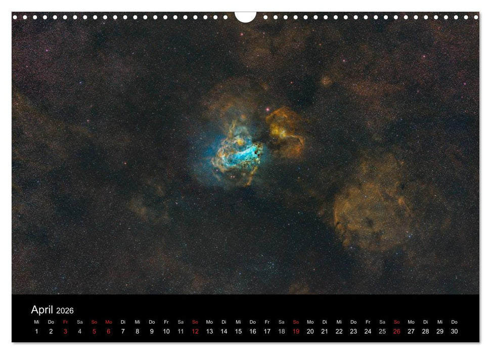 Universum - Eine Reise zu den Sternen (CALVENDO Wandkalender 2026)