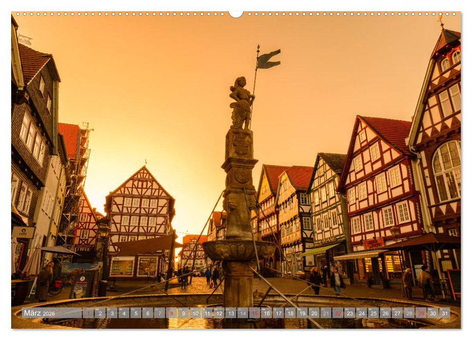 Ein Blick auf Fritzlar (CALVENDO Wandkalender 2026)