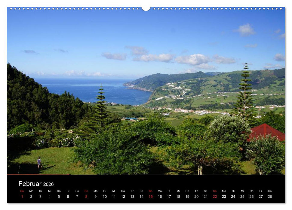 Azoren - bezaubernde Inselwelt. Eindrücke auf Sao Miguel (CALVENDO Wandkalender 2026)