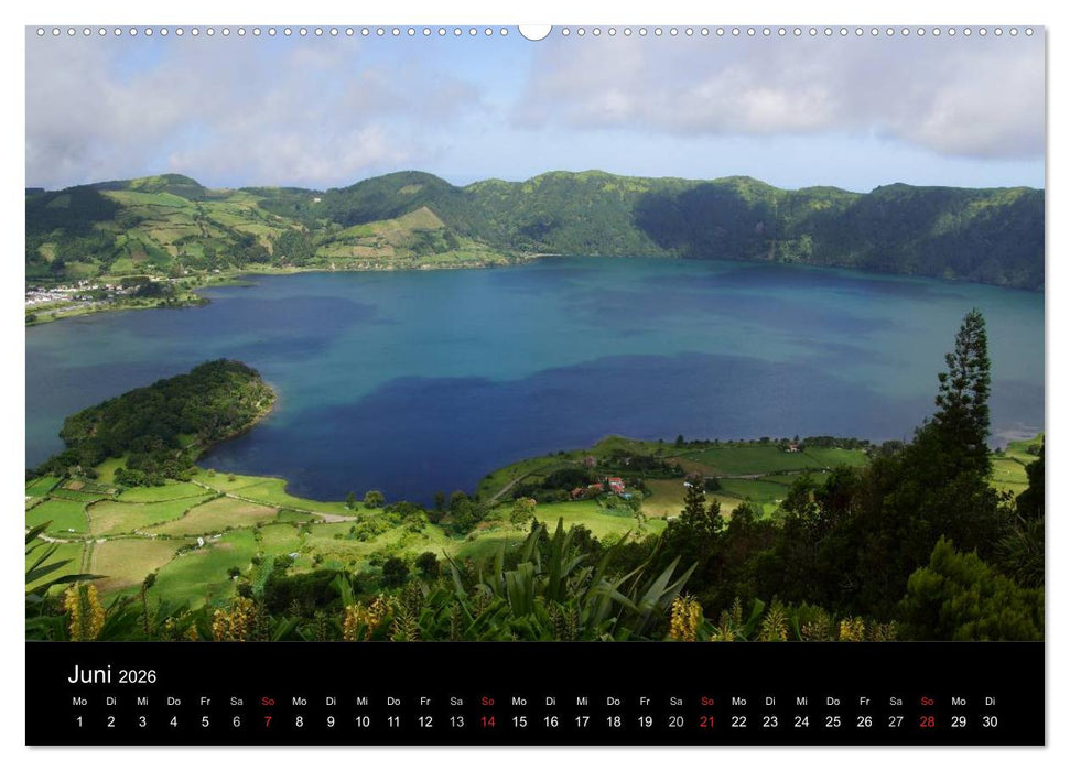 Azoren - bezaubernde Inselwelt. Eindrücke auf Sao Miguel (CALVENDO Wandkalender 2026)