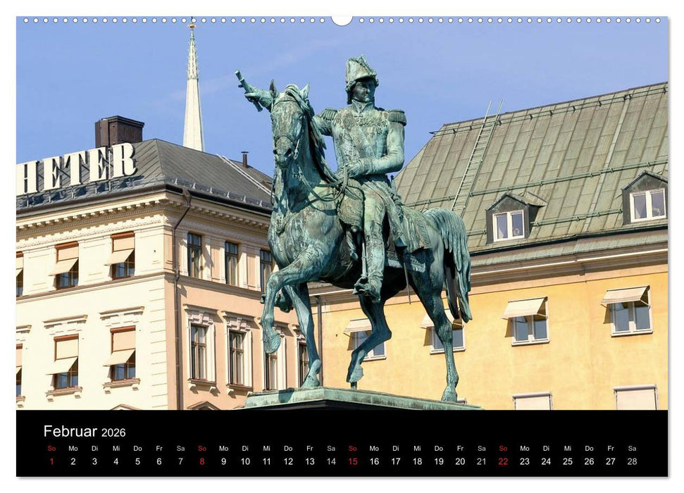Sommer in Stockholm 2026 (CALVENDO Wandkalender 2026)