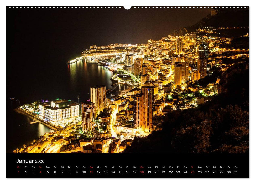 Faszination Monaco (CALVENDO Wandkalender 2026)