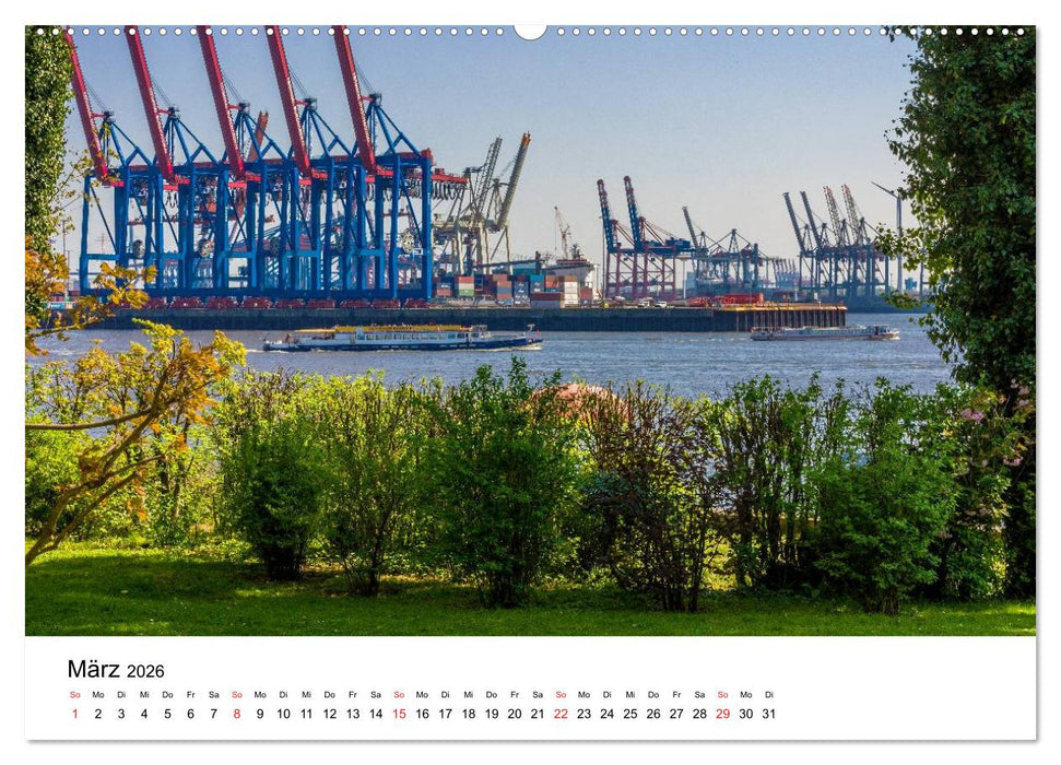 Grünes Hamburg (CALVENDO Wandkalender 2026)