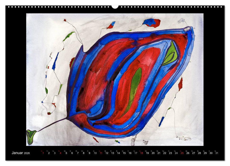 Feinste Aquarelle (CALVENDO Wandkalender 2026)