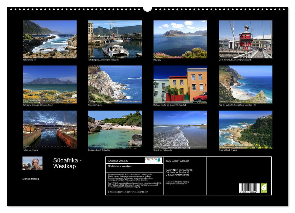 Südafrika - Westkap (CALVENDO Wandkalender 2026)