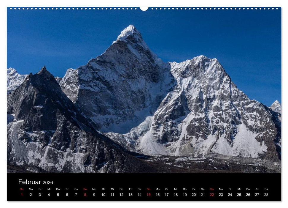 Himalaya - Dach der Welt (CALVENDO Premium Wandkalender 2026)