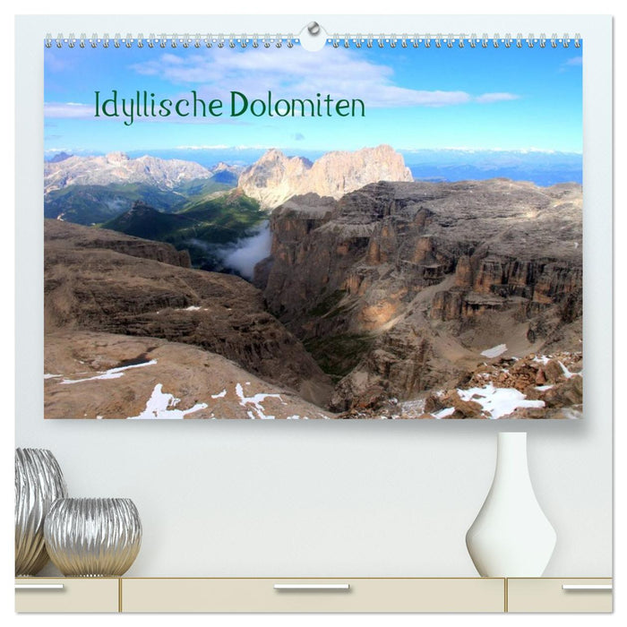 Idyllische Dolomiten (CALVENDO Premium Wandkalender 2026)
