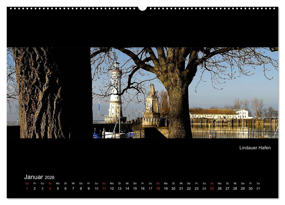 Panoramen vom Bodensee (CALVENDO Premium Wandkalender 2026)