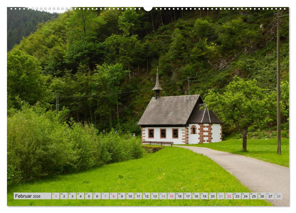 Kirchen und Kapellen (CALVENDO Premium Wandkalender 2026)