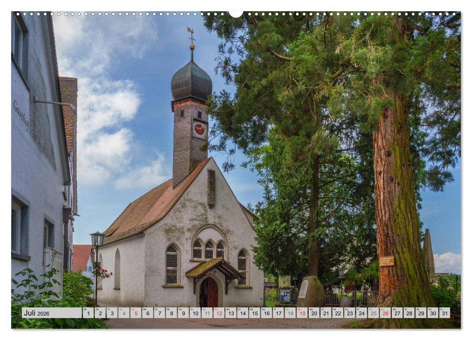 Kirchen und Kapellen (CALVENDO Premium Wandkalender 2026)