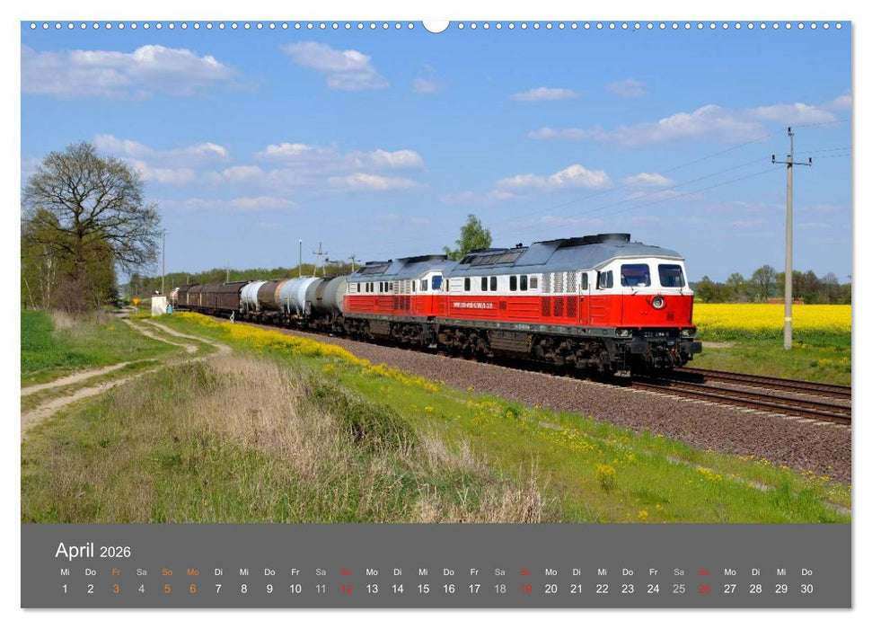 Eisenbahn Kalender 2026 - Oberlausitz und Nachbarländer (CALVENDO Premium Wandkalender 2026)