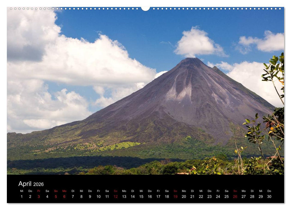 Costa Rica - Regenwald und Vulkane (CALVENDO Premium Wandkalender 2026)