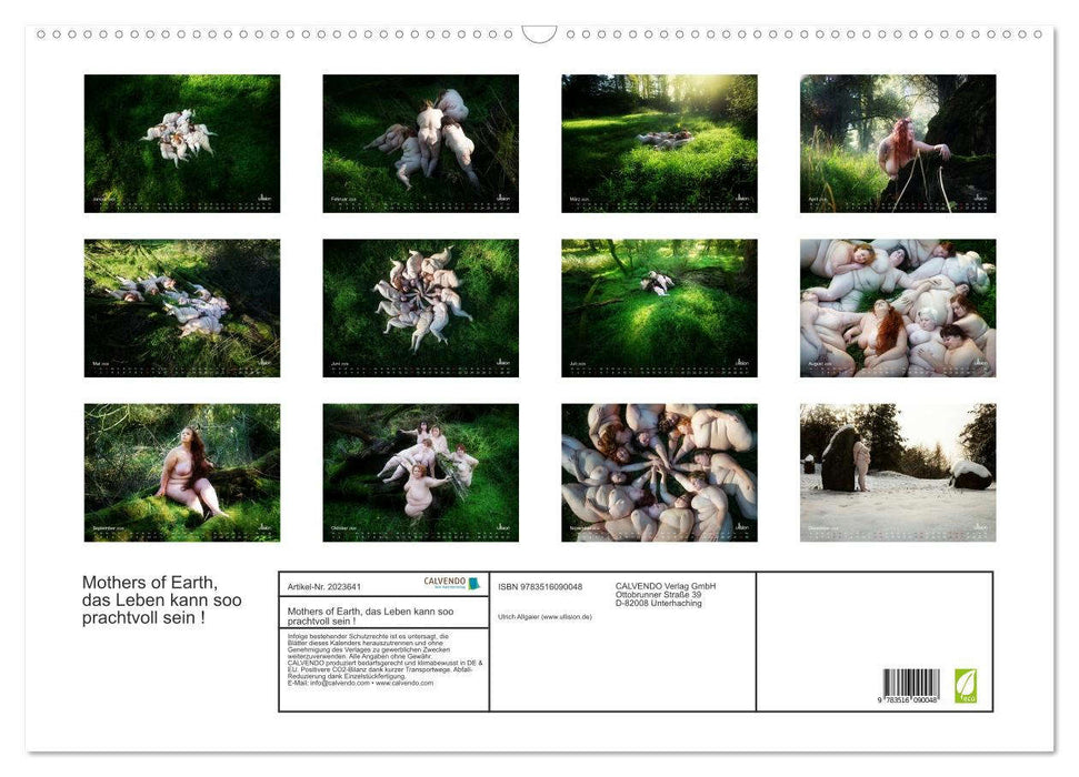 Mothers of Earth, das Leben kann soo prachtvoll sein ! (CALVENDO Wandkalender 2026)