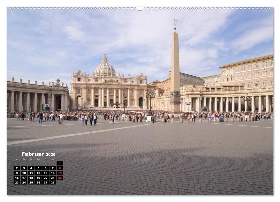 Rom, Augenblicke in der Ewigen Stadt (CALVENDO Premium Wandkalender 2026)