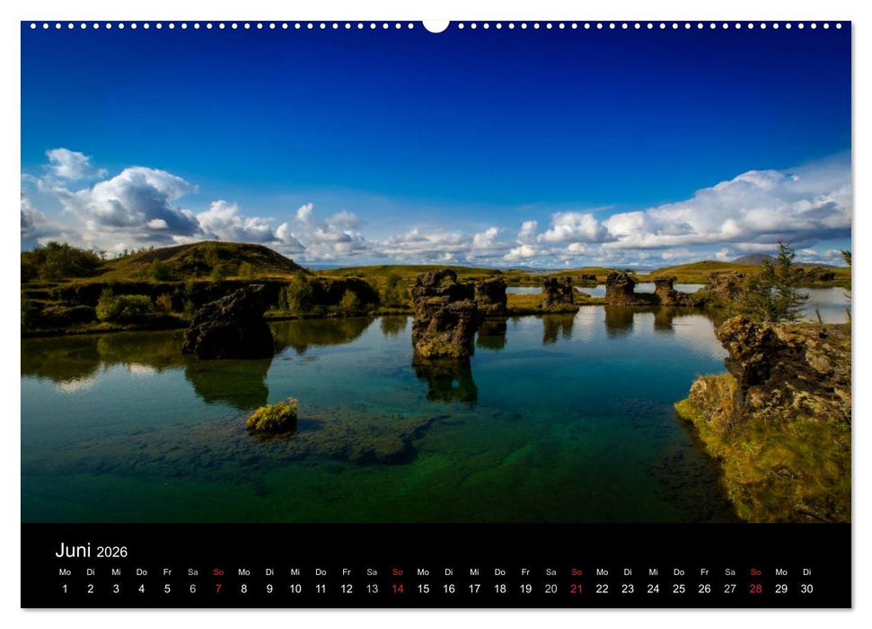Island - Wundervolle Landschaften (CALVENDO Wandkalender 2026)
