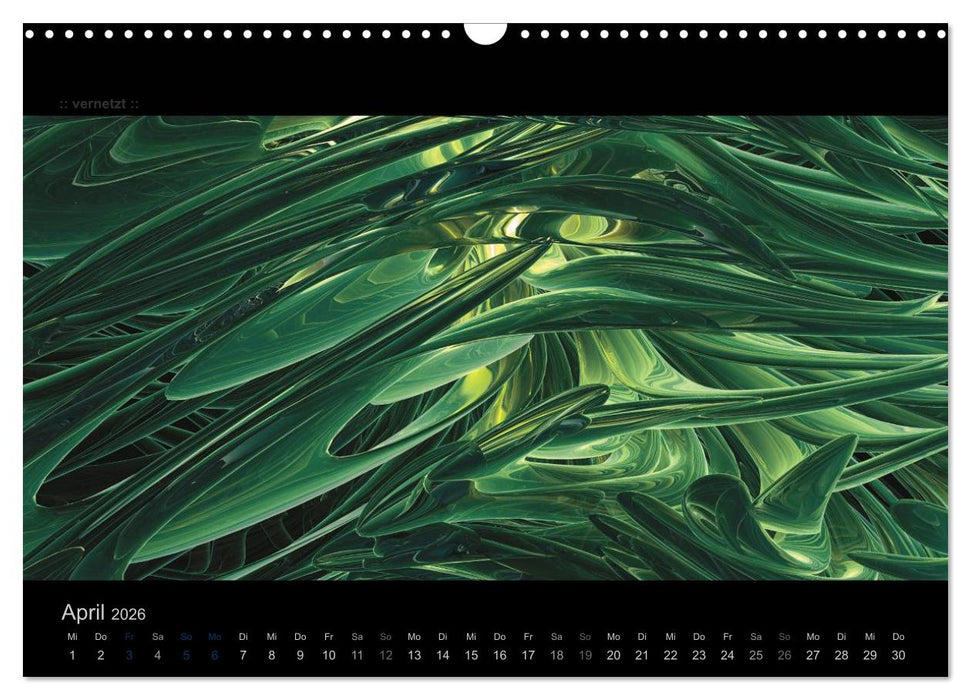 Abstrakte Kunst (CALVENDO Wandkalender 2026)