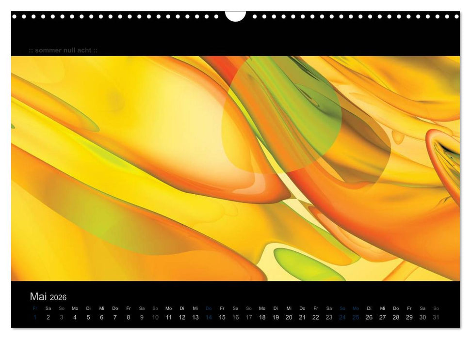 Abstrakte Kunst (CALVENDO Wandkalender 2026)