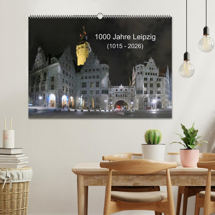 1000 Jahre Leipzig (1015 - 2026) (CALVENDO Wandkalender 2026)