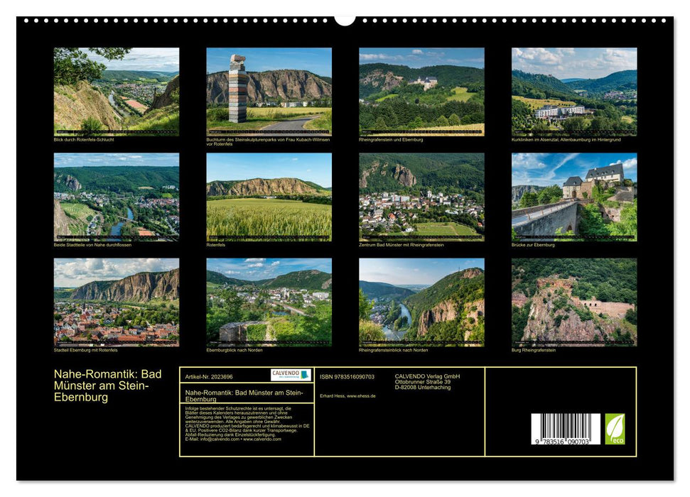 Nahe-Romantik: Bad Münster am Stein-Ebernburg (CALVENDO Premium Wandkalender 2026)