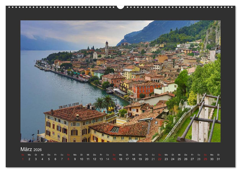Limone sul Garda - Bella Italia (CALVENDO Premium Wandkalender 2026)
