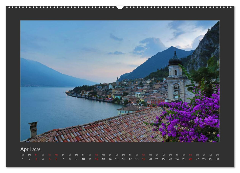 Limone sul Garda - Bella Italia (CALVENDO Premium Wandkalender 2026)