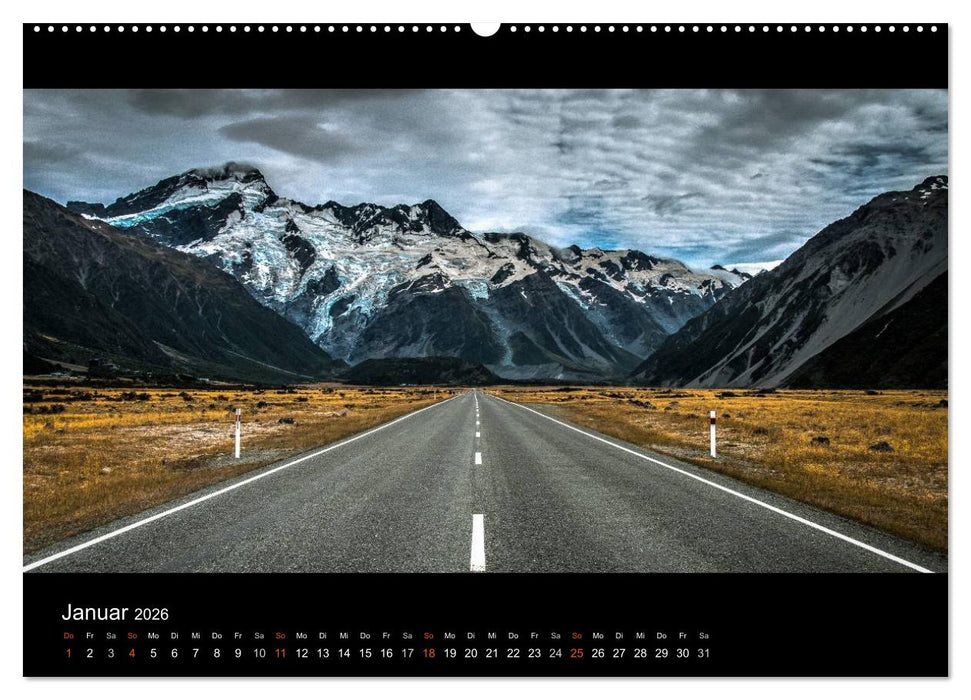 Neuseelands Landschaften (CALVENDO Premium Wandkalender 2026)