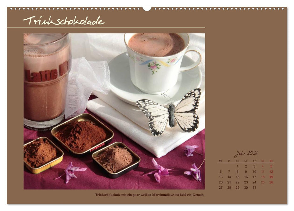 Schokolade - aus der Kakaobohne (CALVENDO Premium Wandkalender 2026)