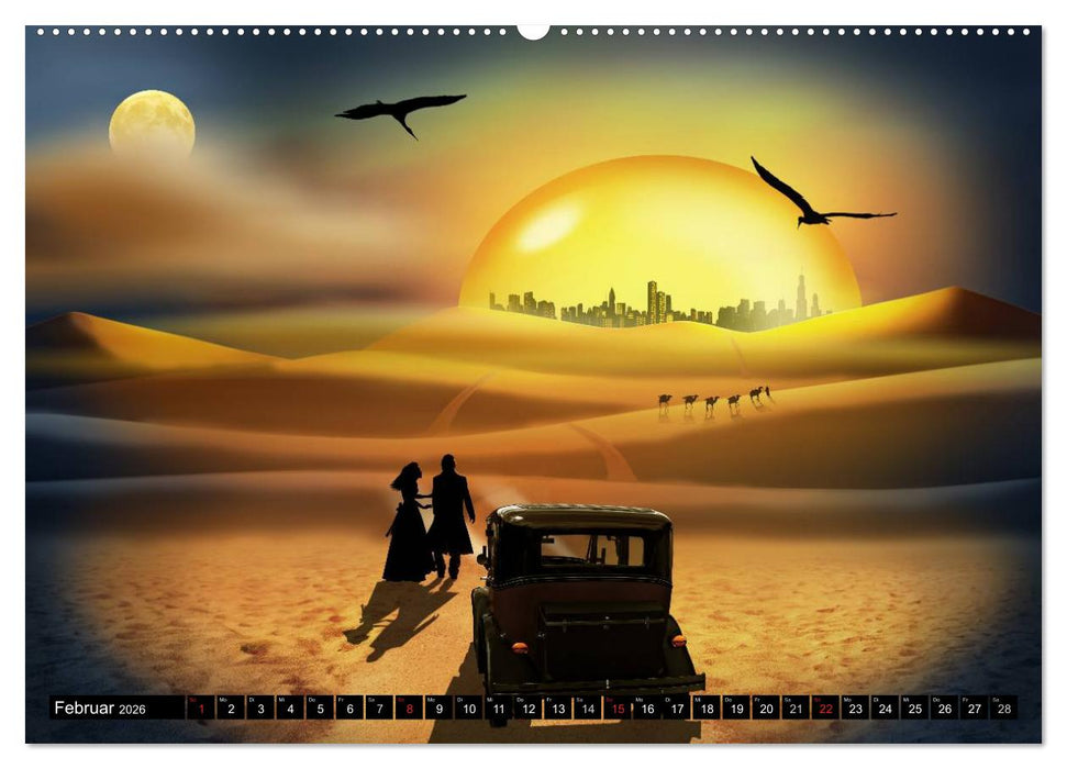 Mystische Vollmondnächte (CALVENDO Premium Wandkalender 2026)