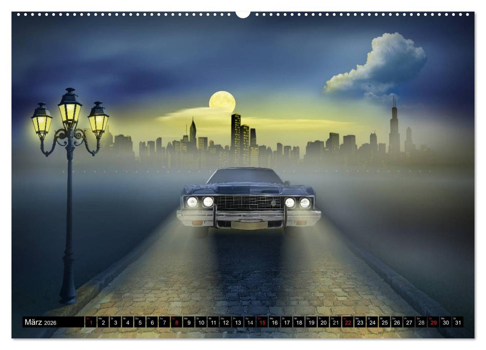 Mystische Vollmondnächte (CALVENDO Premium Wandkalender 2026)