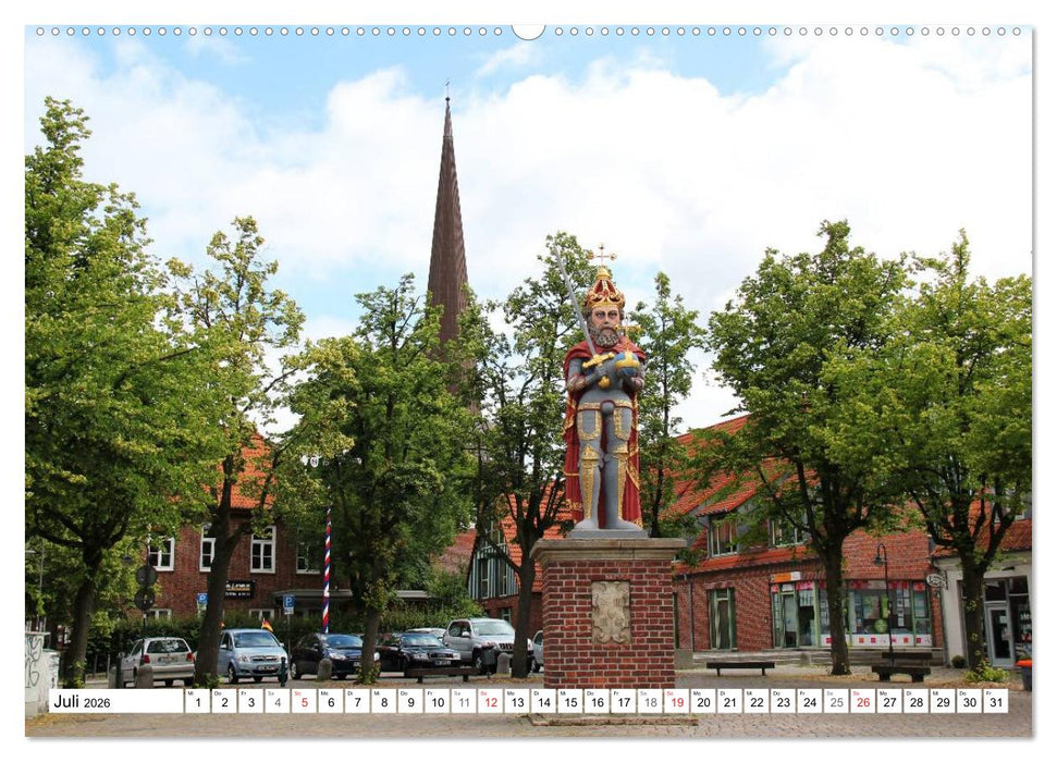 Wedel - Ein Spaziergang (CALVENDO Premium Wandkalender 2026)