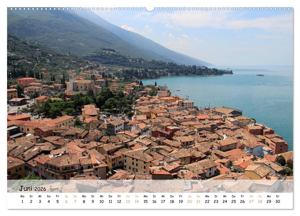 Nördlicher Gardasee - Die Regionen um Limone und Malcesine (CALVENDO Premium Wandkalender 2026)