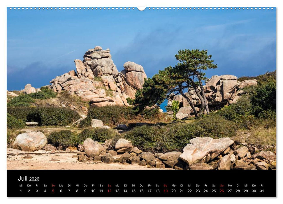 Unterwegs in der Bretagne (CALVENDO Premium Wandkalender 2026)