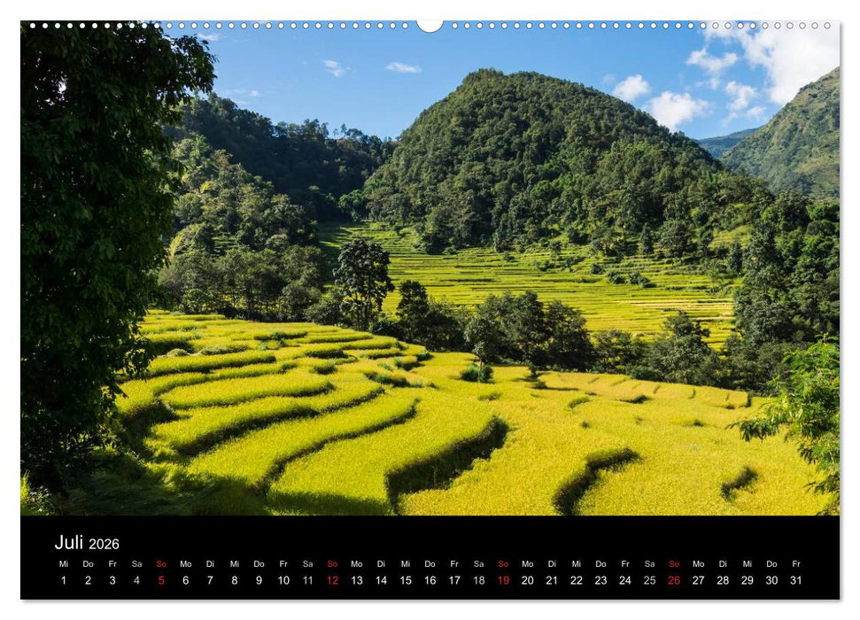 Faszination Nepal (CALVENDO Premium Wandkalender 2026)