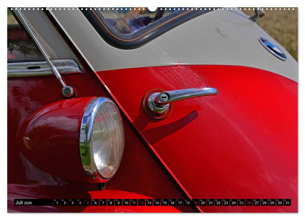 BMW Isetta - Die Knutschkugel (CALVENDO Premium Wandkalender 2026)