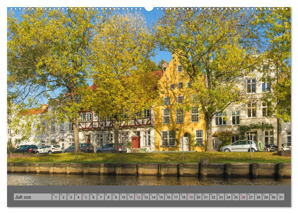 Ansichten der Lübecker Altstadtinsel (CALVENDO Premium Wandkalender 2026)