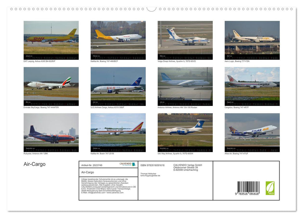 Air-Cargo (CALVENDO Premium Wandkalender 2026)