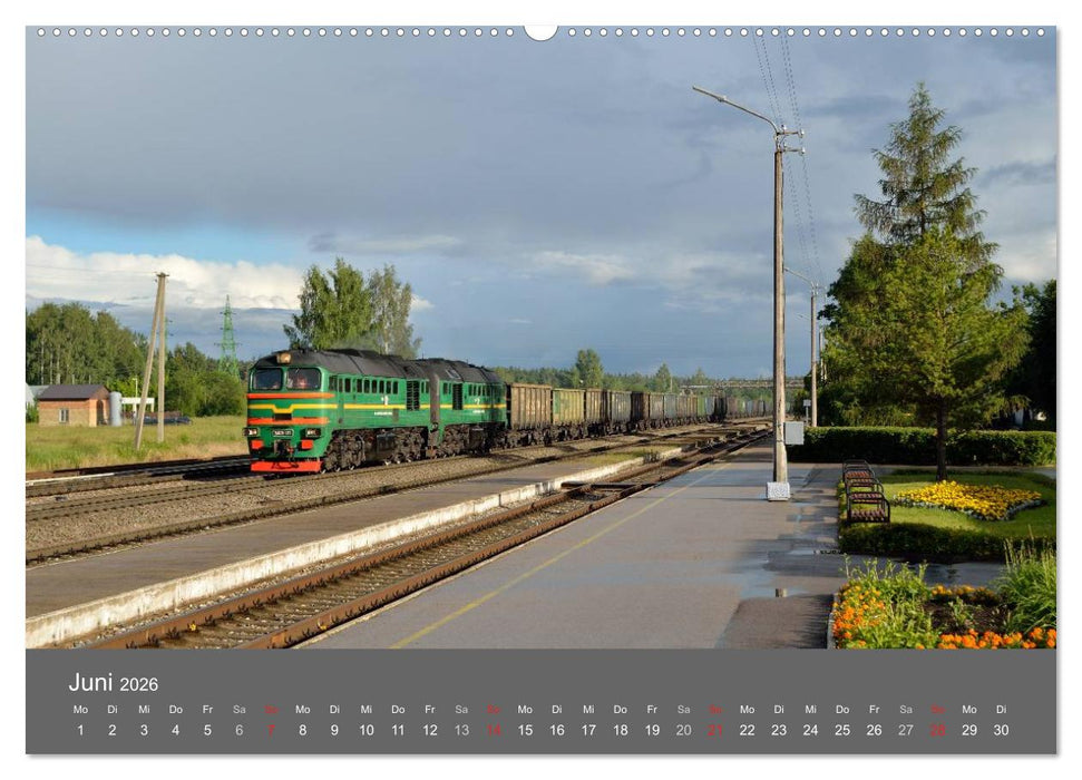 Eisenbahn Kalender 2026 - Oberlausitz und Nachbarländer (CALVENDO Wandkalender 2026)