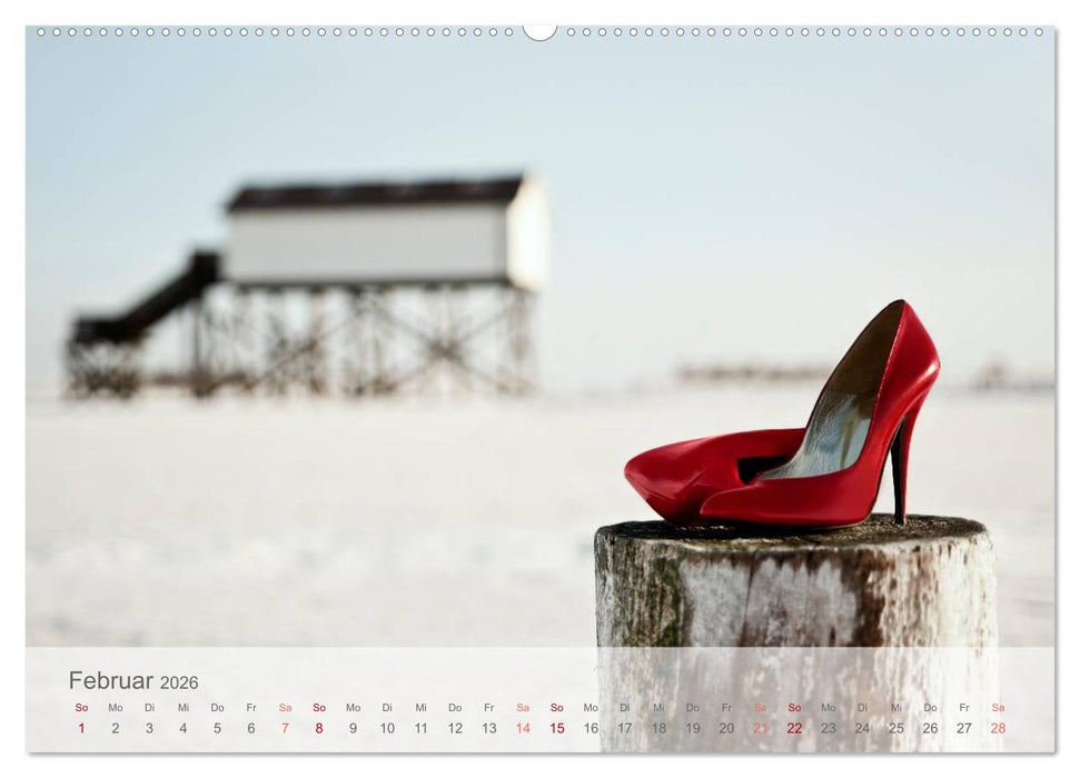 St. Peter-Ording durch die Jahreszeiten (CALVENDO Wandkalender 2026)