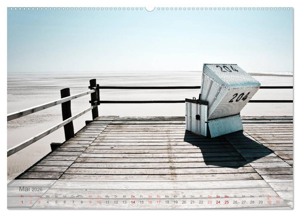 St. Peter-Ording durch die Jahreszeiten (CALVENDO Wandkalender 2026)