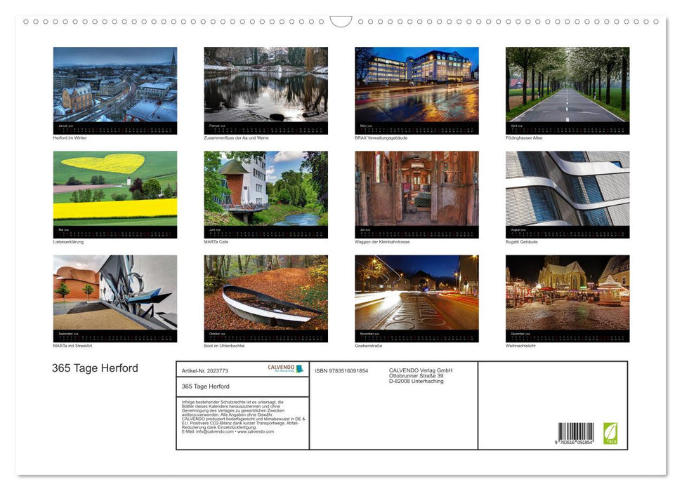 365 Tage Herford (CALVENDO Wandkalender 2026)