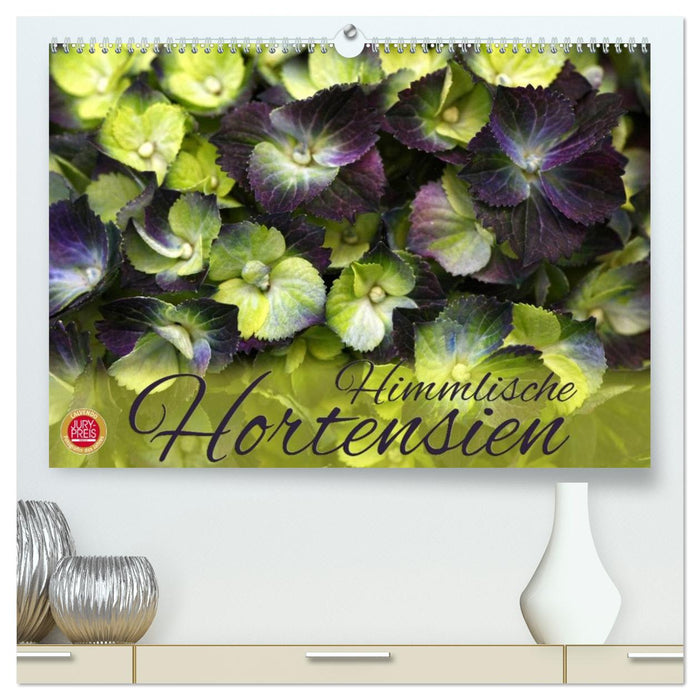 Himmlische Hortensien (CALVENDO Premium Wandkalender 2026)