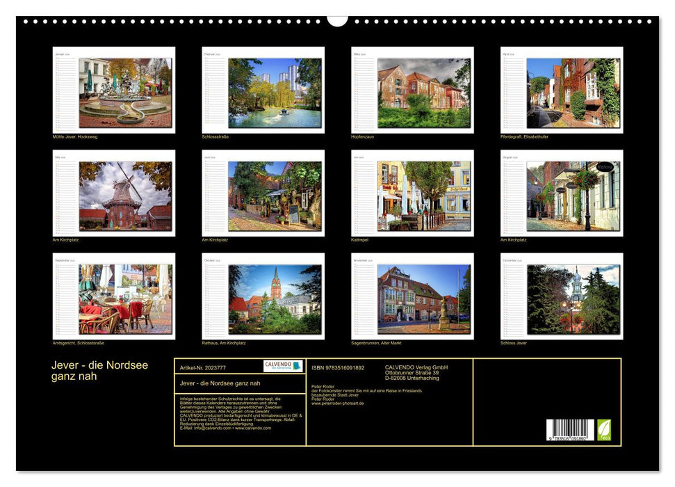 Jever - die Nordsee ganz nah (CALVENDO Wandkalender 2026)