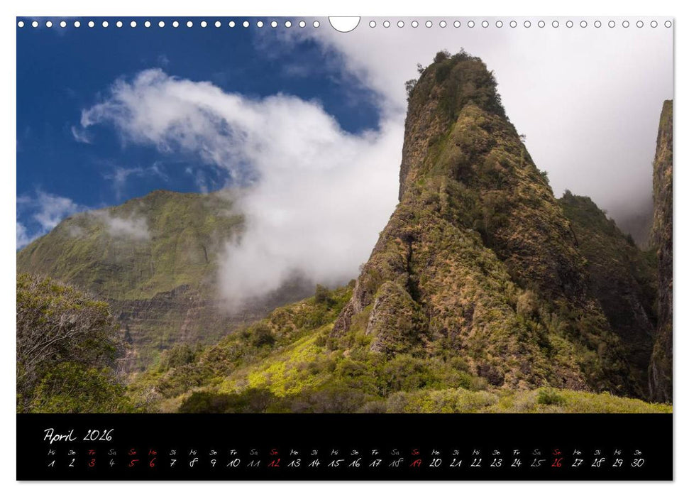 Maui Hawaii - Insel der Täler (CALVENDO Wandkalender 2026)
