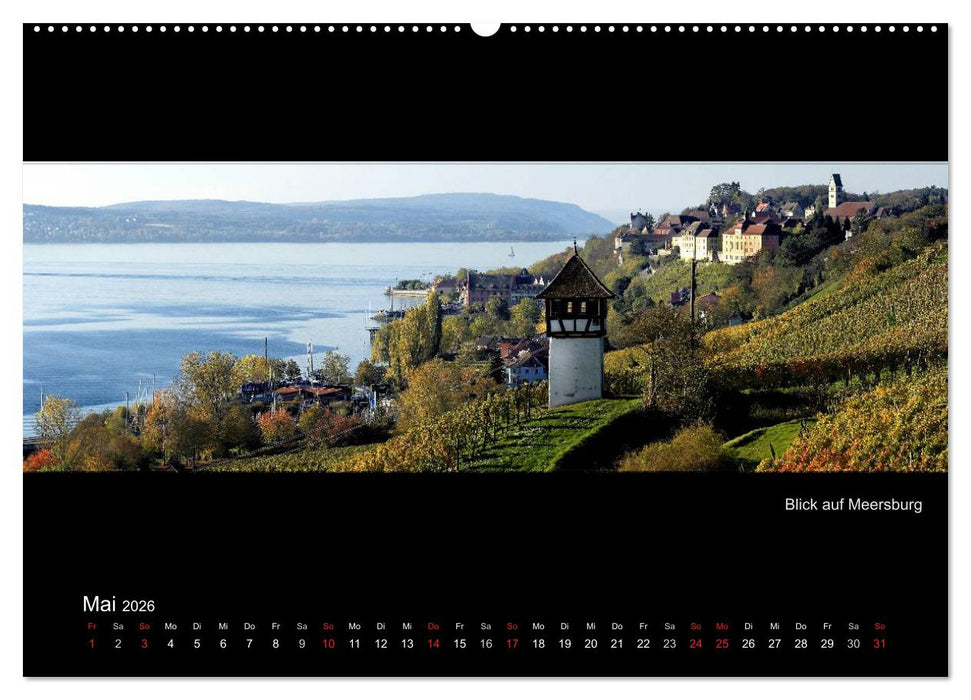 Panoramen vom Bodensee (CALVENDO Wandkalender 2026)